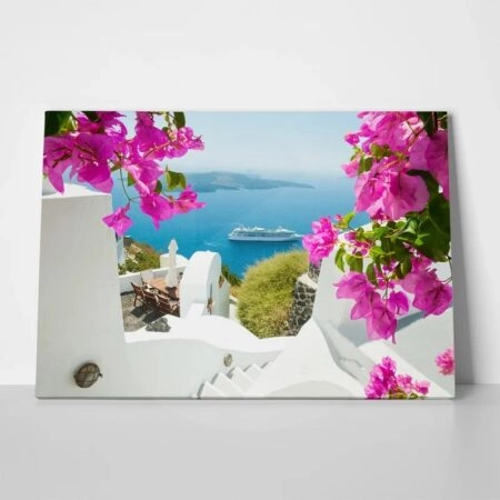 Πινακας σε καμβά SANTORINI 5