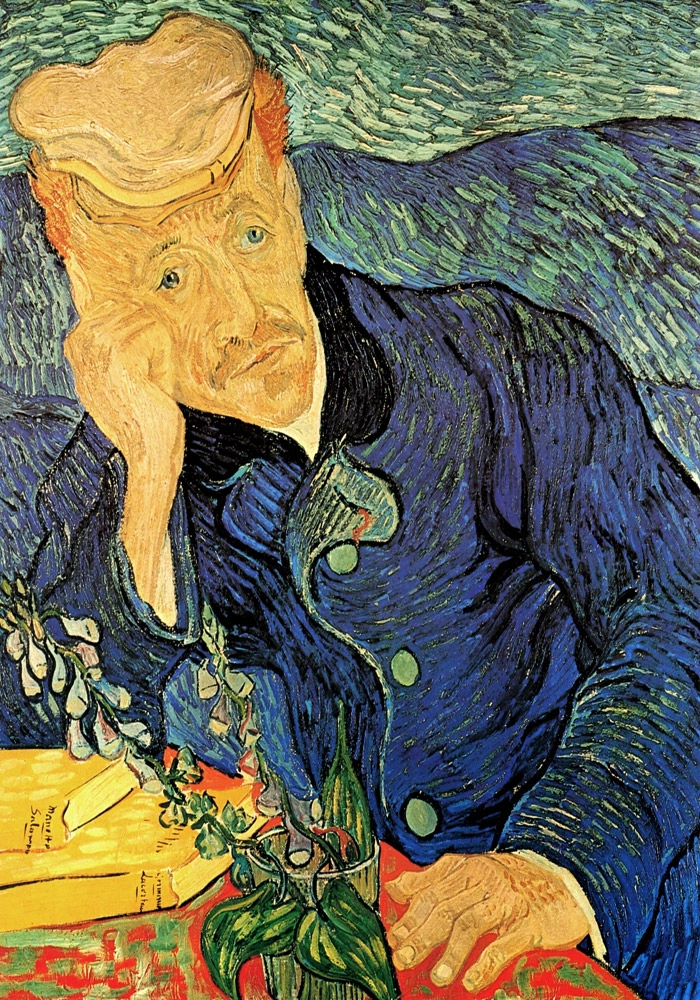 Πινακας σε καμβά VAN GOGH - PORTRAIT OF DR. GACHET