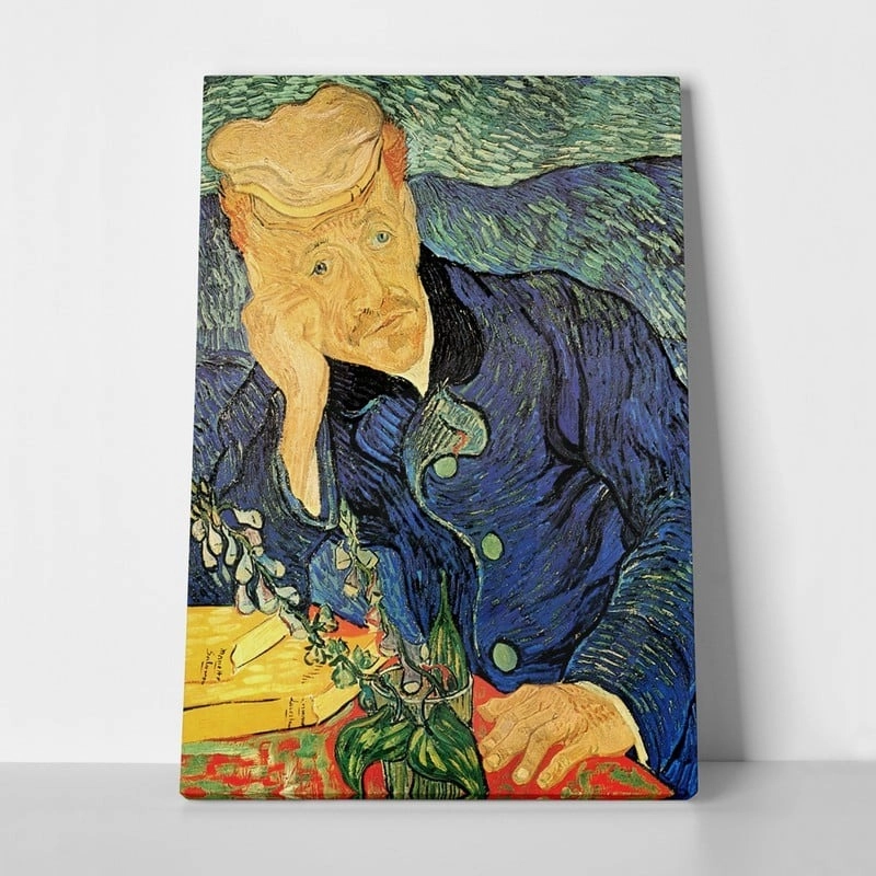 Πινακας σε καμβά VAN GOGH - PORTRAIT OF DR. GACHET