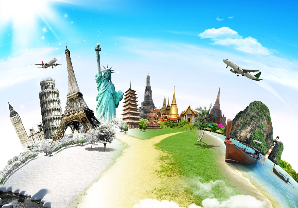 Πινακας σε καμβά WORLD LANDMARKS 3