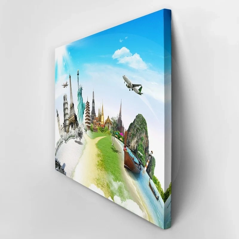 Πινακας σε καμβά WORLD LANDMARKS 3