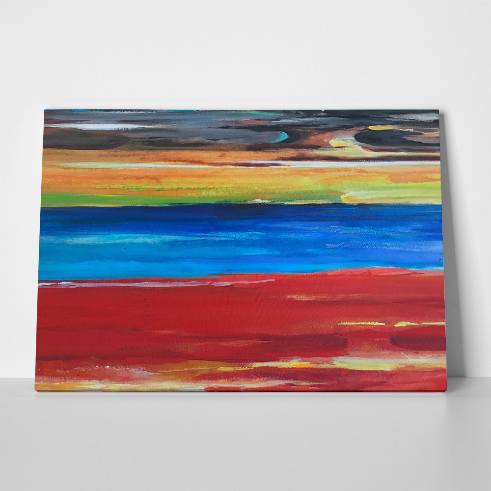 Πινακας σε καμβά ABSTRACT SEASCAPE PAINTING