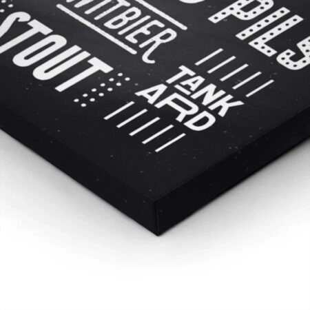 Πινακας σε καμβά BEER POSTER - Food and Drink Sticky 1