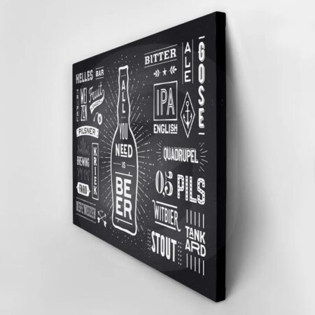 Πινακας σε καμβά BEER POSTER - Food and Drink Sticky 2
