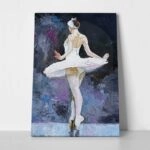 Πινακας σε καμβά BLUE TONES BALLERINA