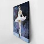 Πινακας σε καμβά BLUE TONES BALLERINA