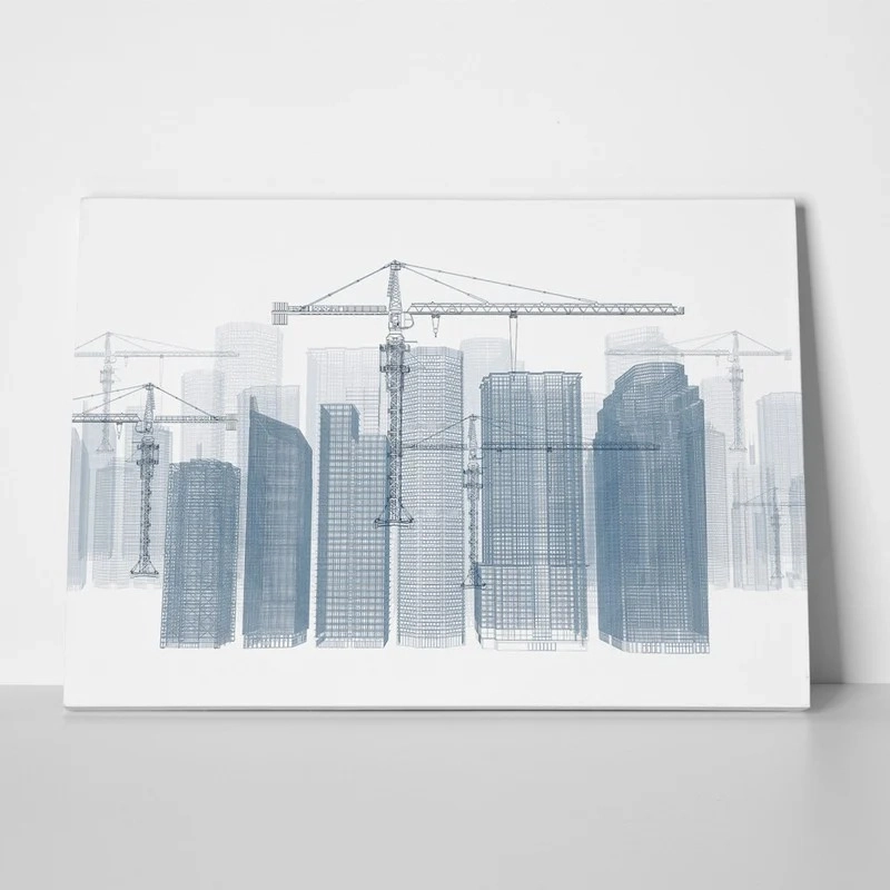 Πινακας σε καμβά CONSTRUCTIONS