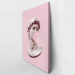 Πινακας σε καμβά DAVID BUBBLE GUM