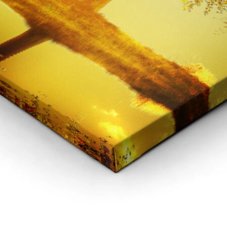Πινακας σε καμβά GOLDEN PLANET - Υπαιθρος Sticky 1