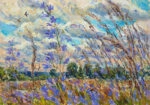 Πινακας σε καμβά LAVENDER UP TO THE SKY