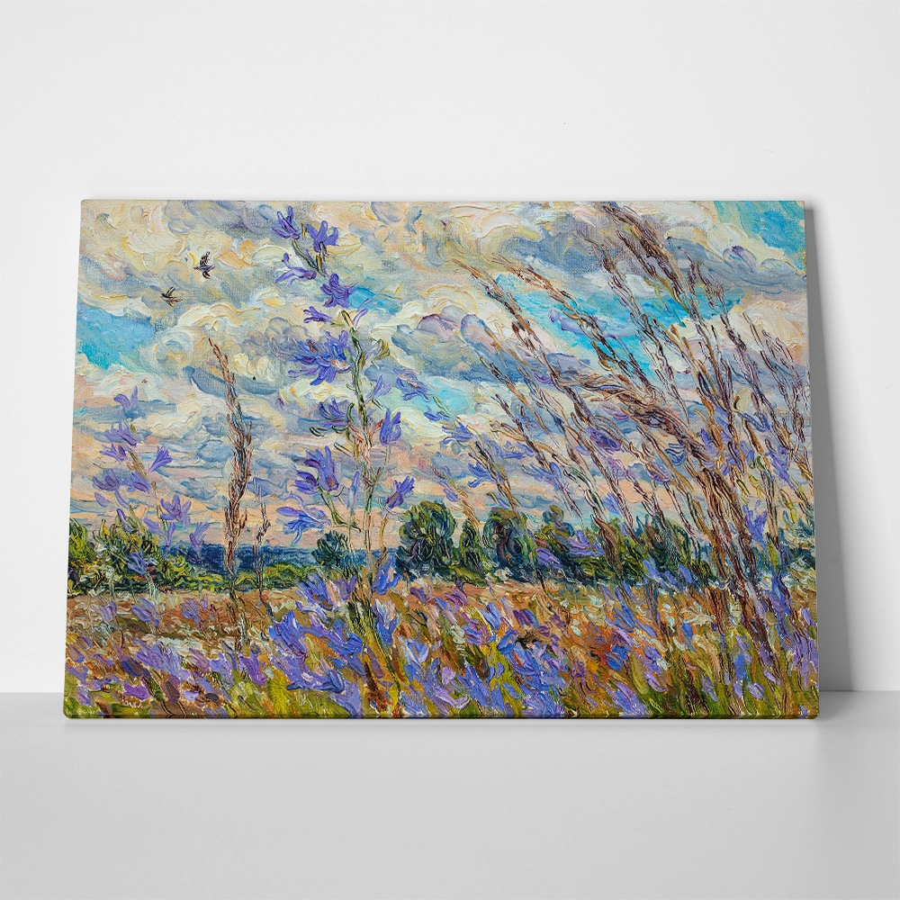 Πινακας σε καμβά LAVENDER UP TO THE SKY