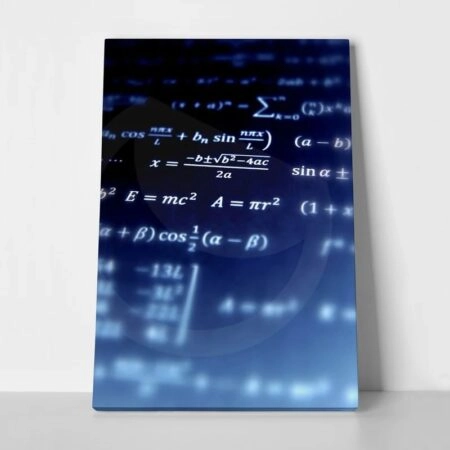 Πινακας σε καμβά MATH FORMULA