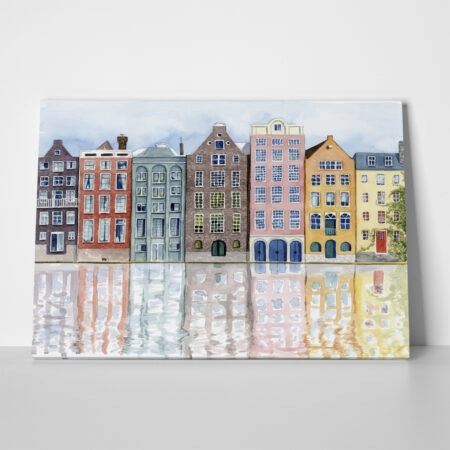 Πινακας σε καμβά NETHERLANDS NEIGHBORHOOD - Αμστερνταμ Sticky 1