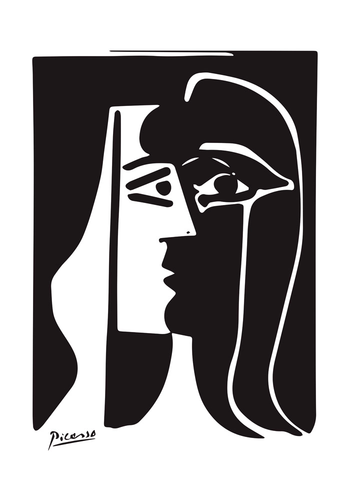 Πινακας σε καμβά PICASSO - THE KISS