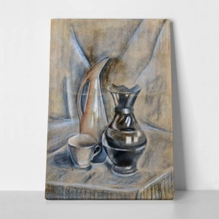 Πινακας σε καμβά STILL LIFE POTTERY - Food and Drink Sticky 1