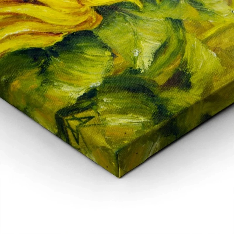 Πινακας σε καμβά SUNNY SUNFLOWERS OIL PAINTING