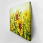 Πινακας σε καμβά SUNNY SUNFLOWERS OIL PAINTING