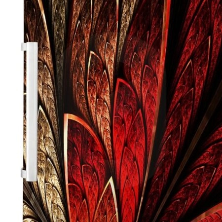 Αυτοκόλλητο ψυγείου FRACTAL FLOWER - Αλλα Sticky 1