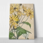 Πινακας σε καμβά WATERCOLOR SUNFLOWERS
