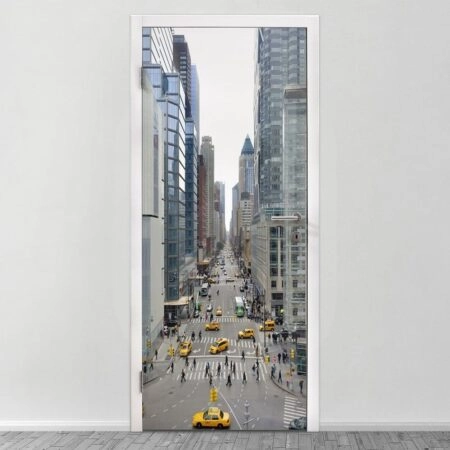 Αυτοκολλητο Πορτας 8th AVENUE IN MANHATTAN