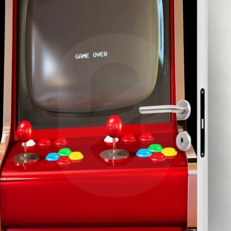 Αυτοκολλητο Πορτας ARCADE - Αλλα Sticky 1