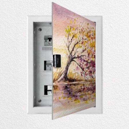 Aυτοκόλλητο ηλεκτρολογικού πίνακα AUTUMN TREE IN WIND - Αυτοκολλητα για ηλεκτρολογικούς πίνακες Sticky 1