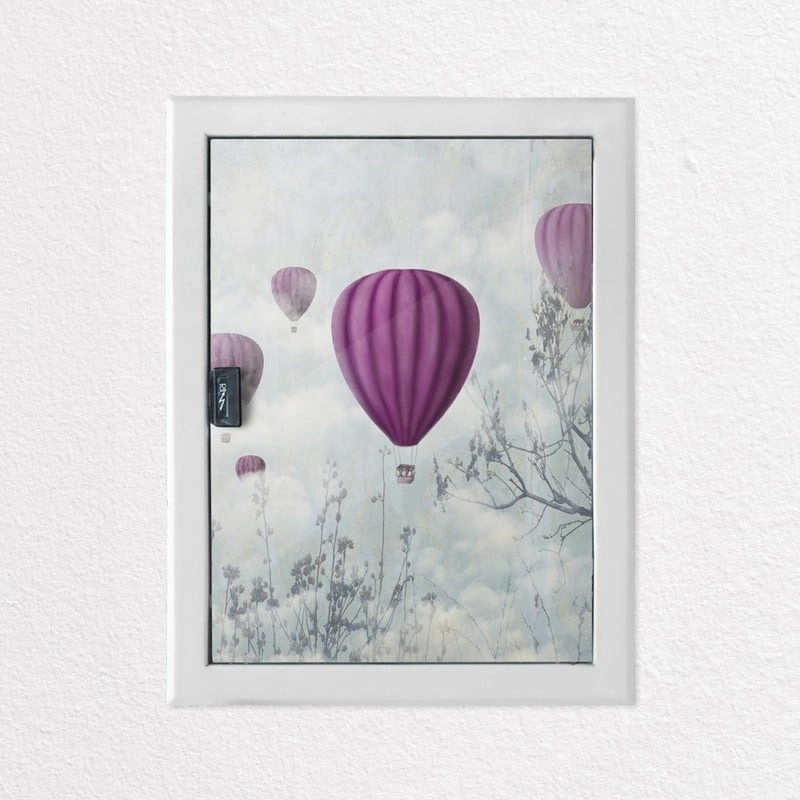 Αυτοκόλλητο ηλεκτρολογικού πίνακα BALLOONS IN THE CLOUDS