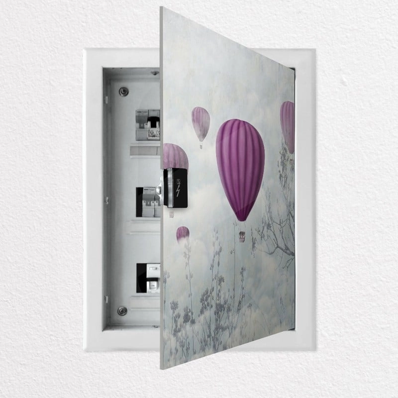 Αυτοκόλλητο ηλεκτρολογικού πίνακα BALLOONS IN THE CLOUDS