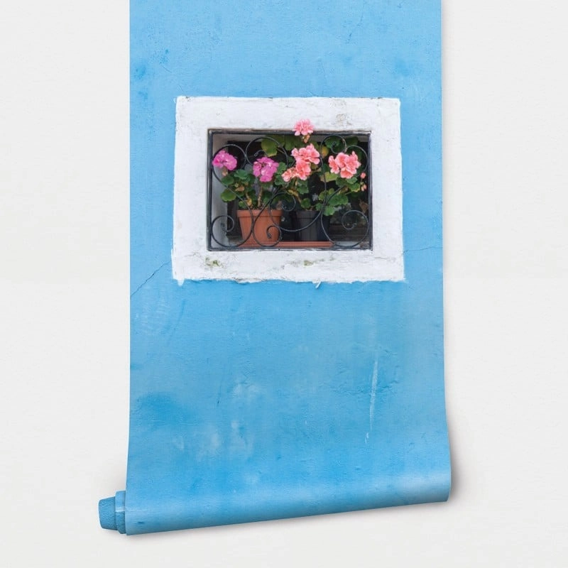 Αυτοκόλλητη Ταπετσαρία τοίχου BLUE BURANO
