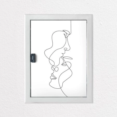 Aυτοκόλλητο ηλεκτρολογικού πίνακα COUPLE LINE DRAWING