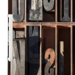 Αυτοκόλλητο ψυγείου PRESS LETTERS