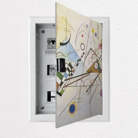 Aυτοκόλλητο ηλεκτρολογικού πίνακα KANDINSKY - COMPOSITION No8 - Αυτοκολλητα για ηλεκτρολογικούς πίνακες Sticky 1