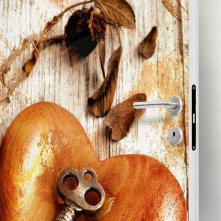 Αυτοκολλητο Πορτας KEY WITH THE HEART - Αλλα Sticky 1