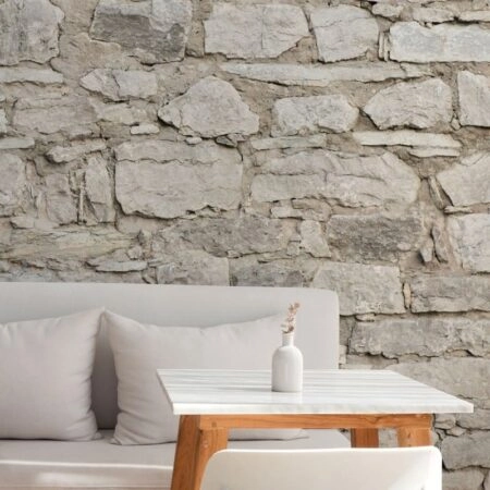 Αυτοκόλλητη Ταπετσαρία τοίχου OLD STONE WALL - Απομίμηση υλικών Sticky 1