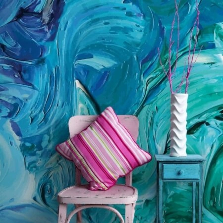 Αυτοκόλλητη Ταπετσαρία τοίχου PAINT STROKES