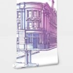 Αυτοκόλλητη Ταπετσαρία τοίχου PASTEL CITY