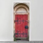 Αυτοκολλητο Πορτας RED DOOR