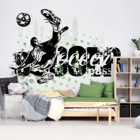 Αυτοκόλλητη Ταπετσαρία τοίχου SOCCER PASSION
