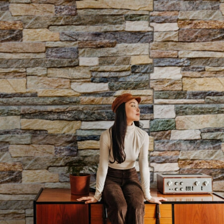 Αυτοκόλλητη Ταπετσαρία τοίχου STONE WALL 9