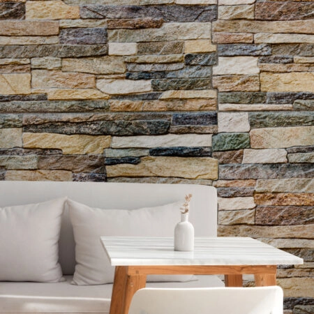 Αυτοκόλλητη Ταπετσαρία τοίχου STONE WALL 9 - Απομίμηση υλικών Sticky 1