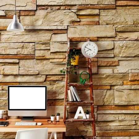 Αυτοκόλλητη Ταπετσαρία τοίχου STONE WALL 8 - Απομίμηση υλικών Sticky 1