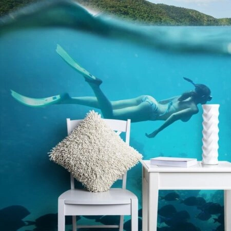 Αυτοκόλλητη Ταπετσαρία τοίχου UNDERWATER 3 - Tropical Sticky 1