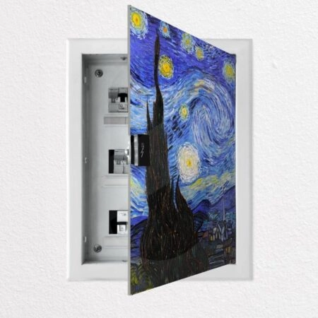 Aυτοκόλλητο ηλεκτρολογικο VAN GOGH STARRY NIGHT - Αυτοκολλητα για ηλεκτρολογικούς πίνακες Sticky 1
