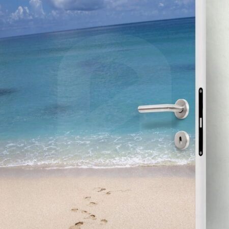 Αυτοκολλητο Πορτας BEACH - Τοπία και Φύση Sticky 1
