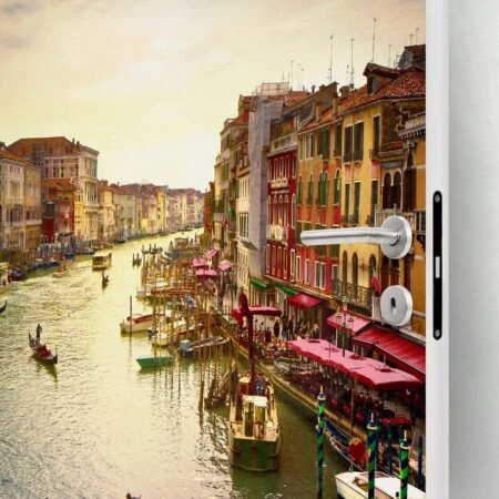 Αυτοκολλητο Πορτας VENICE - Τοπία και Φύση Sticky 1