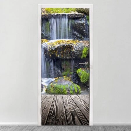 Αυτοκολλητο Πορτας WATERFALL