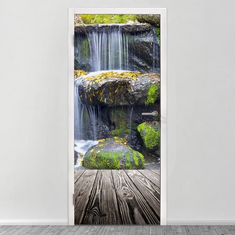 Αυτοκολλητο Πορτας WATERFALL