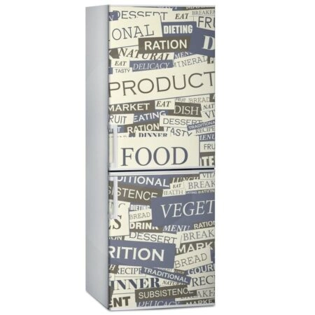 Αυτοκόλλητο ψυγείου FOOD COLLAGE