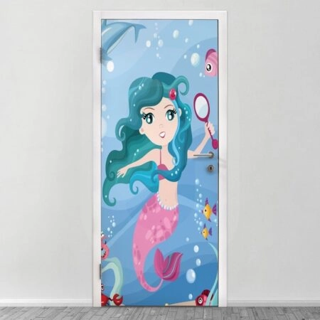 Αυτοκολλητο Πορτας MERMAID