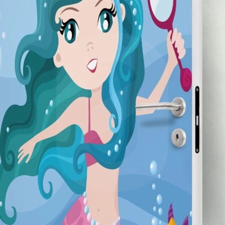 Αυτοκολλητο Πορτας MERMAID - Παιδικά Sticky 1
